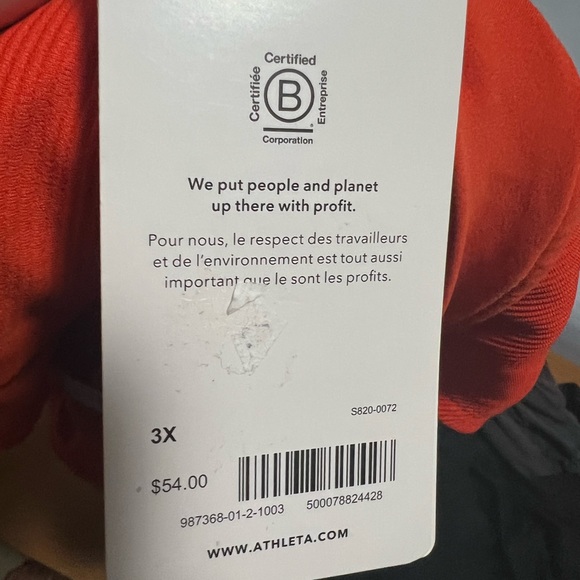 NWT Athleta Horizon cropped tank - Picture 3 of 3